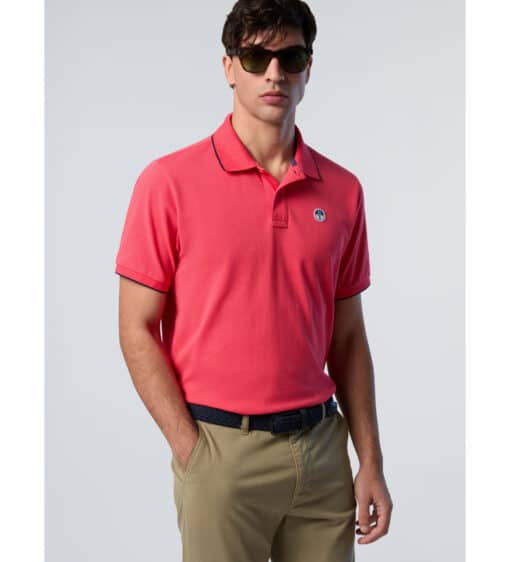 Polo North Sails Collar W/Striped In Contrast
