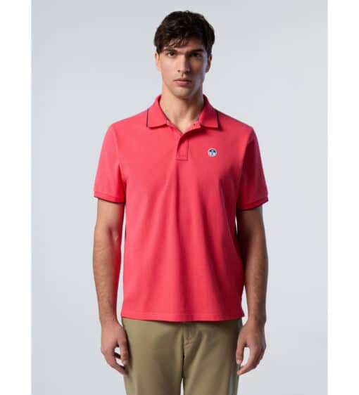 Polo North Sails Collar W/Striped In Contrast - immagine 2