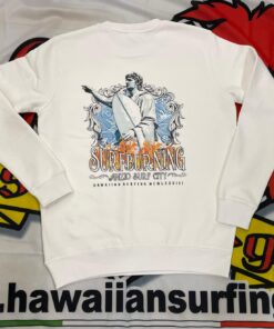 *Omaggio al Territorio Felpa Hawaiian Surfing Nerone Surfburning