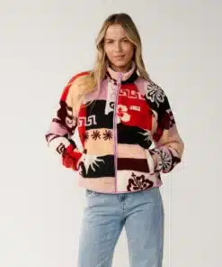 Rip Curl Pile Party Pack Zip Through Polar